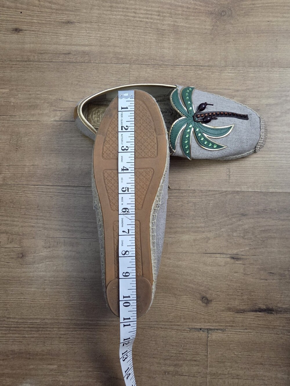 Tory Burch Castaway Embellished Espadrille Flats - Picture 15 of 16